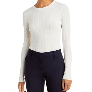 theory ivory mirzi b merino wool top size P (xs)